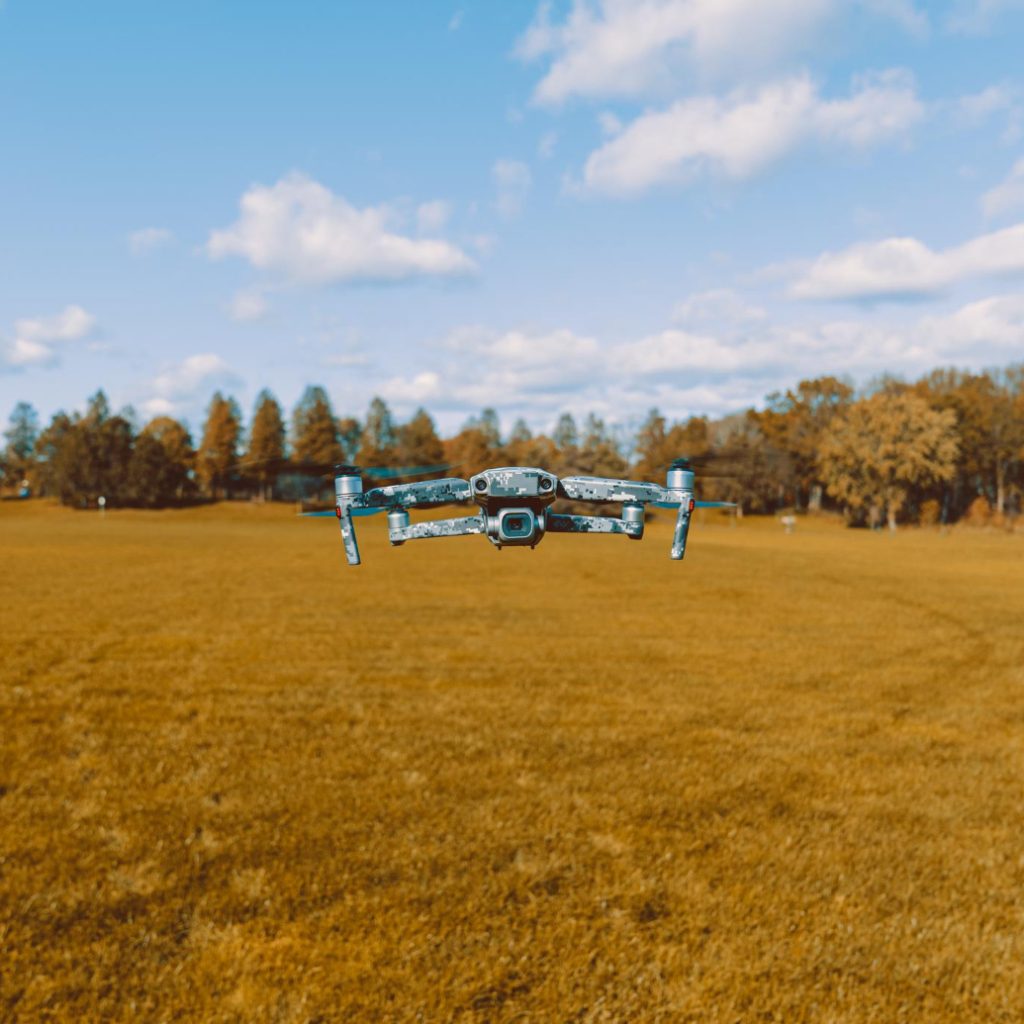 metashape drone flying over terrain generating 3D point cloud photogrammetry survey aerial